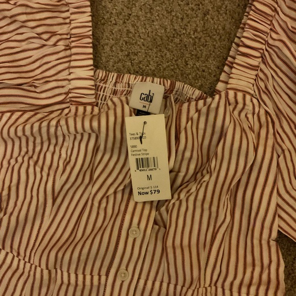 cabi #5890 NWT Carnival Top - Festive Stripe Medium - Picture 3 of 3